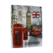 London-themed Ring Binder with Iconic Prints