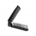 Black Folding Hair Brush & Comb