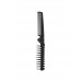 Black Folding Hair Brush & Comb