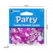 Party Confetti Swirls Pink/silver