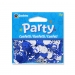 PARTY CONFETTI SWIRLS BLUE/SILVER