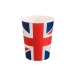 Union Jack Paper Cups, 250Ml Capacity 12-Pack