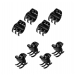 Mini Hair Claws Clip Black 18 Pack