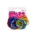 PONYTAIL HOLDER ELASTICS ASSORTED 100PCS