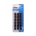 Brown Mini Hair Clips 18 Pack