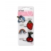 GIRLS PATCH SNAP CLIPS 4PCS 