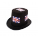 UNION JACK TOP HAT BLACK: PATRIOTIC FLAIR
