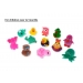 Bath Toys Assorted Characters Pack of 4