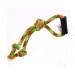 WHOLESALE LARGE KNOTTED DOG CHEW ROPE WITH TUG HANDLE