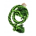 2 Knot Pet Rope Blue/green Braided Toy Large