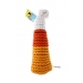 WHOLESALE CANDY CORN STYLE DOG ROPE TOY