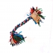 Vibrant Multicolour Medium Dog Rope W/ 2 Knots