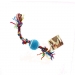 SLIM 3 KNOT DOG ROPE W/ BALL & TASSEL
