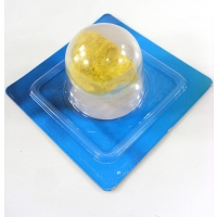 MARBLE BALL DECORATION YELLOW STONE